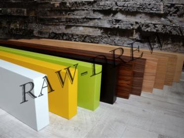 Półka drewniana 100x16x5 z ukrytym mocowaniem