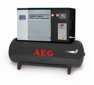 Kompresor śrubowy z osuszaczem AEG SC/500/1000