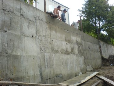 mur oporowy, ściana oporowa