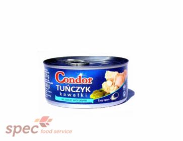 Tuńczyk kawałki w sosie własnym firmy CONDOR import z EKWADORU