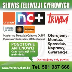 Montaż anten TV SAT