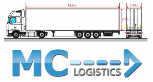 Transport standardową firanką do 24,5 tony ładowności