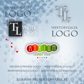 Projektowanie logo - Atrium projektowanie