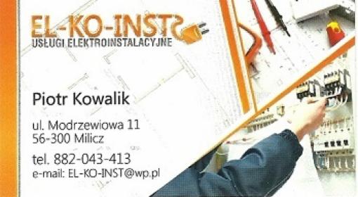 USŁUGI ELEKTROINSTALACYJNE