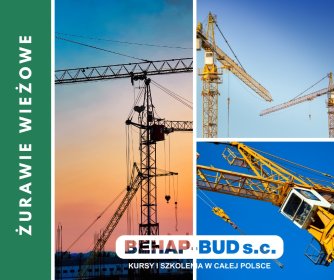Obsługa żurawi wieżowych i szybkomontujących - dźwigi budowlane