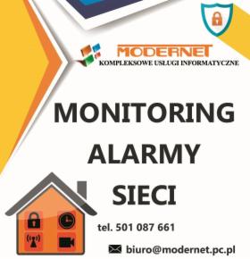 Monitoring, alarmy, sieci komputerowe