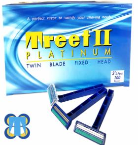 Jednorazowe maszynki do golenia dla mężczyzn z dwoma ostrzami