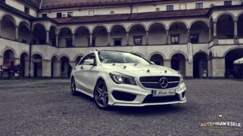 Wynajem samochodu na ślub Mercedes CLA