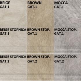 płytka podłogowa 30/30 unite beige brown mocca paradyż