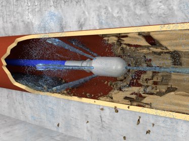 Awaria - udrażnianie rur kanalizacji wewnętrznej i zewnętrznej do fi 160.