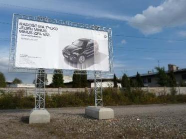 Konstrukcja Reklamowa 8,00 x 4,00 m ( billboard )