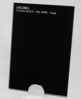 Szkło Lacobel RAL 9005 Czarne 600x2200 mm szlif matowy