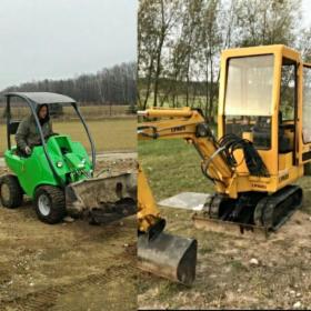 Usługi mini koparką i mini ładowarką