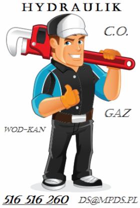 Hydraulik - instalacje wod-kan, c.o. i gazowe