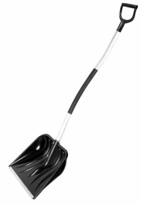 Łopata do odśnieżania/ Snow shovel SMART 48 ERGO ALU reinforcement black