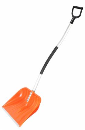 Łopata do odśnieżania/ Snow shovel SMART 55 ERGO ALU reinforcement orange