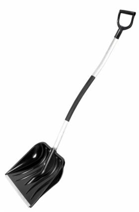 Łopata do odśnieżania/ Snow shovel SMART 55 ERGO ALU reinforcement black