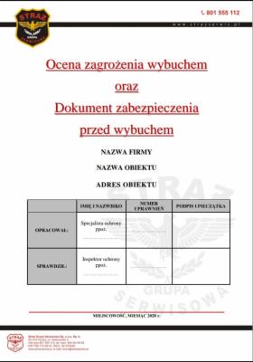 Ocena zagrożenia przed wybuchem