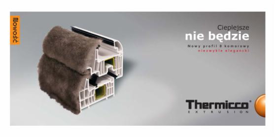 Ciepłe okna PCV w systemie Thermico