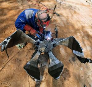 Usługi ślusarsko-spawalnicze.