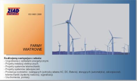 Usługi na farmach wiatrowych