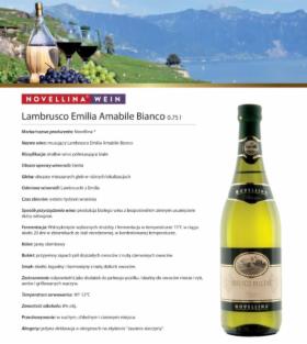 Lambrusco Emilia Amabile Bianco 0.75 l