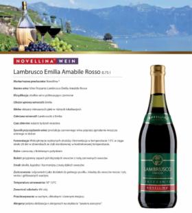 Lambrusco Emilia Amabile Rosso 0,75 l