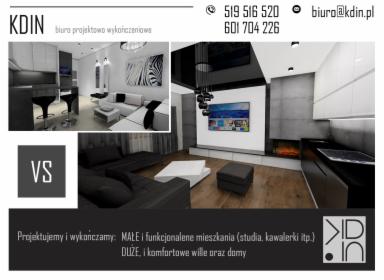Kompleksowy projekt mieszkania lub domu wraz z wizualizacjami 3D