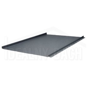 Panele dachowe na rąbek stojący zatrzaskowy (klik) z blachy powlekanej gr. 0,50mm RAL7016
