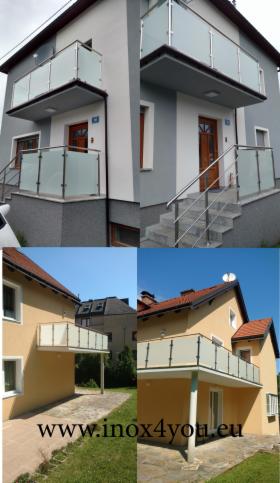 Balustrada Nierdzewna Szyba Bezpieczna 300 mb