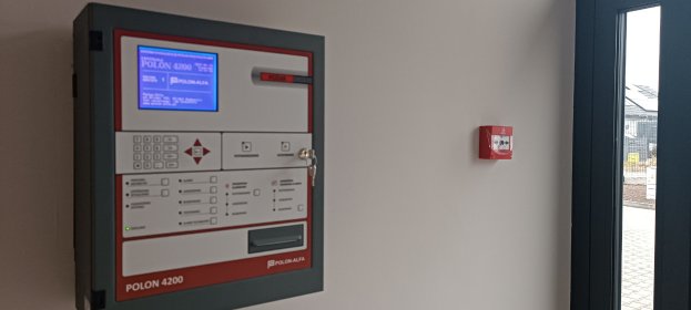 System sygnalizacji pożaru po ustaleniach projektowych