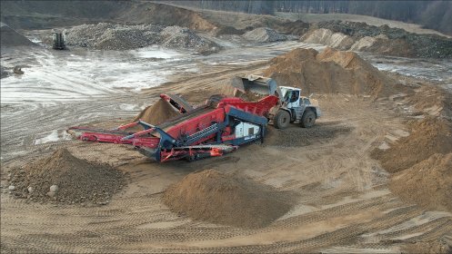 Sprzedaż piasku z własnej żwirowni