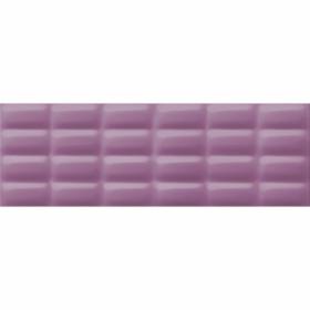 Płytka ścienna VIVID COLOURS fiolet, niebieski, struktura pillow błyszcząca 25x75 gat. I