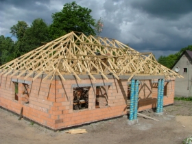 Konstrukcje dachowe - wiązary dachowe
