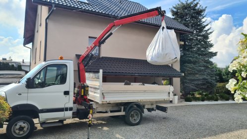 Wywóz gruzu ziemi big bag worek worki