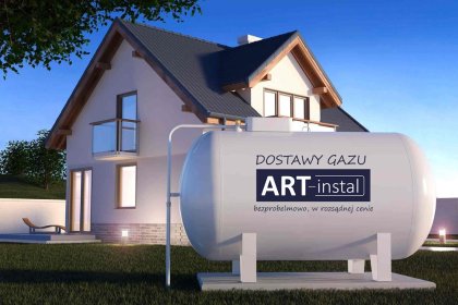 zbiorniki na gaz dostawa gazu