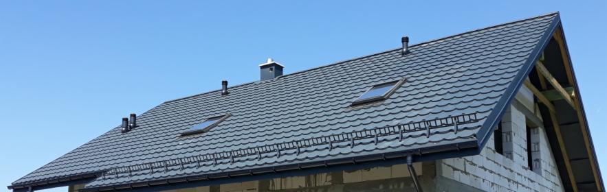 Wykonanie pokrycia dachu blachodachówką modulową