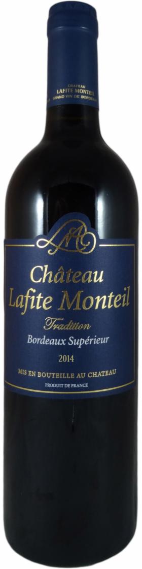 Bordeaux Superieur - Chateau Lafite Monteil Superieur AOC 2014 - rouge 0,75 cl