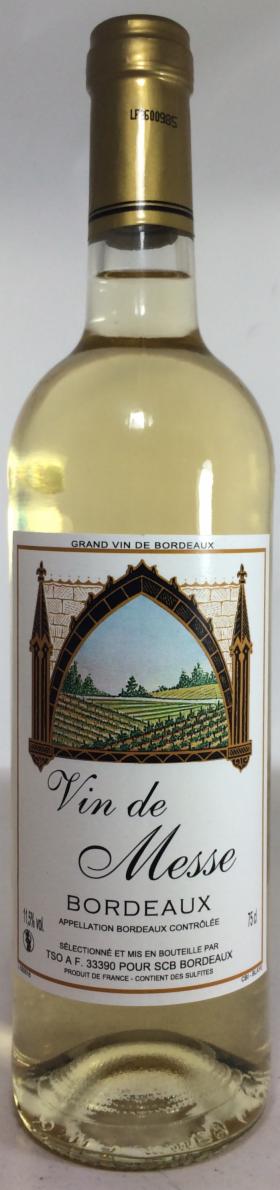 Bordeaux Vin de Messe Moelleux - Wino Mszalne Białe 0,75 cl