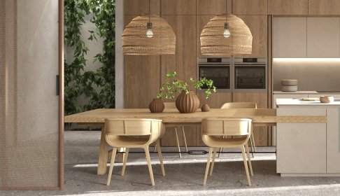 Projekt wnętrz eko z wykorzystaniem naturalnych materiałów