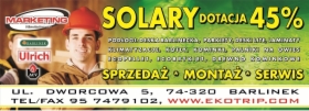 SOLARY DOTACJA 45% SPRZEDAŻ MONTAŻ SERWIS ULRICH