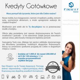 Kredyty gotówkowe - FINWAY Finanse