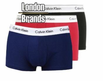 "3-pack Calvin Klein czarne czerwone granatowe"