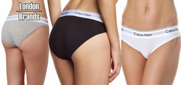 "3-pack Bikini Calvin Klein czarne szare białe"