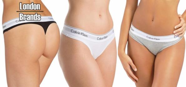 "3-pack stringi Calvin Klein czarne szare białe"