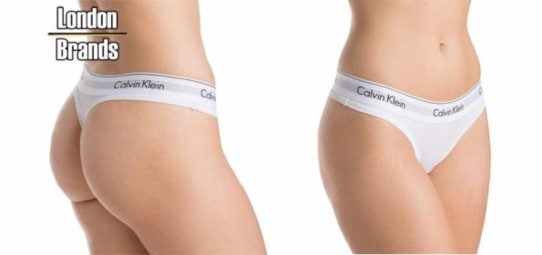 "Stringi Calvin Klein białe"