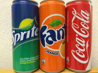 Coca Cola, Fanta and Sprite