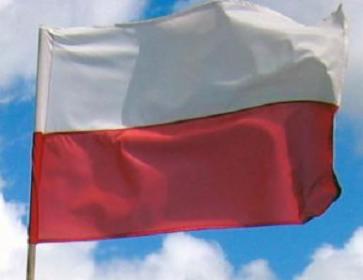 Flaga Polski 110x70 cm.