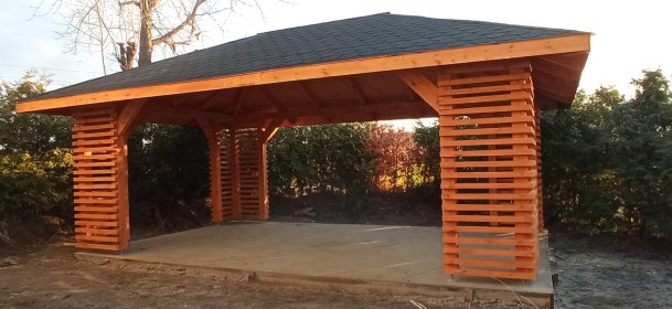 Altanki, wiaty samochodowe, szopy, tarasy, zadaszenia