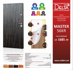 Drzwi wejściowe Delta MASTER 40 dB RC2